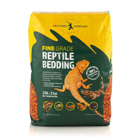 Critters Comfort Reptile Bedding Fine 20L
