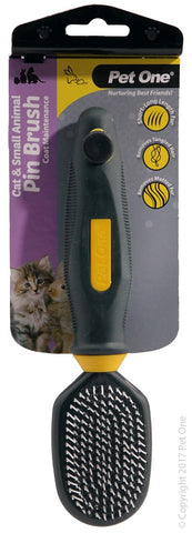 CAT/SML ANIMAL PLASTIC PIN BRUSH