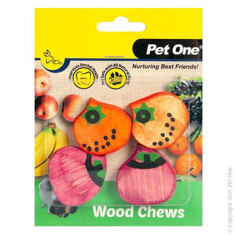 Wood Chews For Small Animals 4 Pack (S)