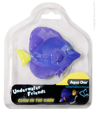 Underwater Friends Tang Purple Float Glow In Dark