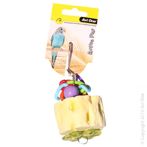 Bird Toy Mineral With Plastic Links Small 12.5cm