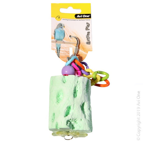 Bird Toy Mineral With Plastic Links Large 16cm