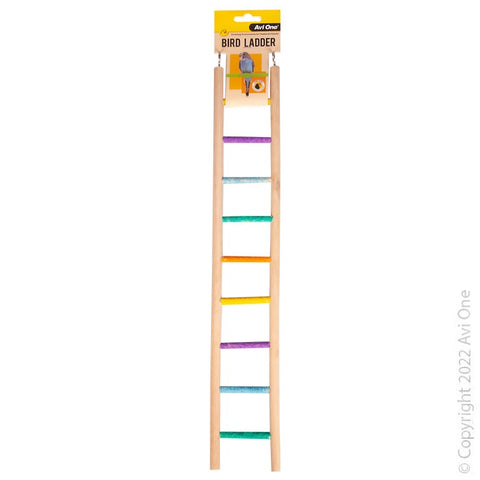 Bird Toy Wooden Ladder With 9 Sand Steps