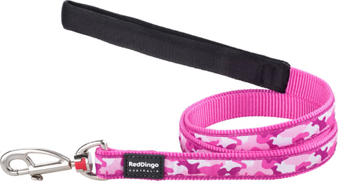 12MM 1.2M/4FT CAMOUFLAGE HOT PINK LEAD