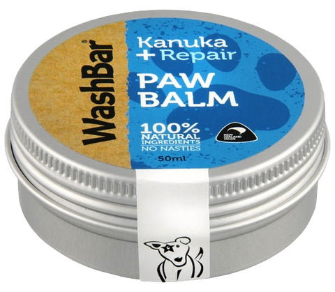 WashBar Paw Balm - Kanuka + Repair 50ml Tin