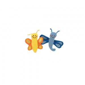 ZIPPYCLAWS BUTTERFLY & DRAGONFLY 2PK