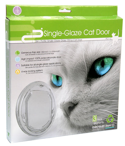 CAT DOOR GLASS FITTING SGLE GLAZE 48933