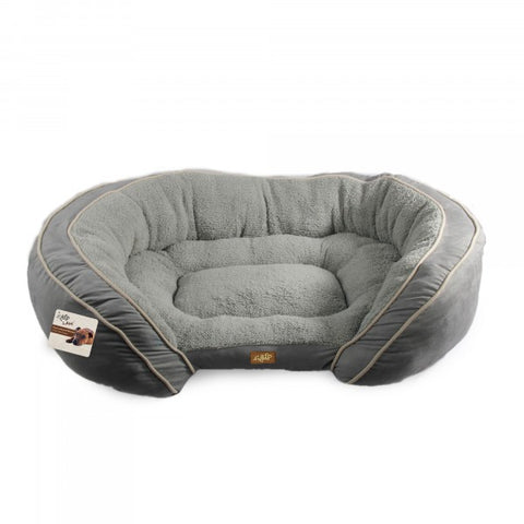 LAM Luxury Lounge Bed Grey 94 x 61 x 22