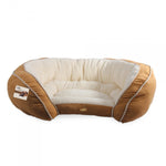 LAM Luxury Lounge Bed Tan 94 x 61 x 20