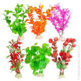 Plastic Plant 6pk Mixed Small