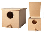 Wooden Finch Nest Box 14x21x14cm