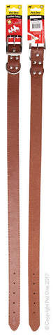Collar Leather 65cm Brown