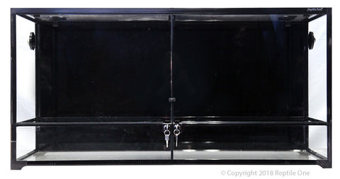RTF 1200HTD Glass Hinged Door Terrarium With Divider 120x45x60cm
