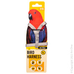 Bird Harness With Shock Resistant Lead Large