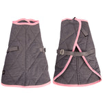 Dog Coat NightSleeper 55cm Charcoal Pink