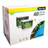 LifeStyle Classic 40 Complete Glass Aquarium 45cm 40L Satin Grey