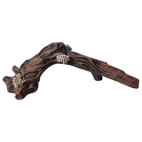 Reptile Jungle Ceramic Branch With Sedum Walnut Grey 25x8.2x8.4cm