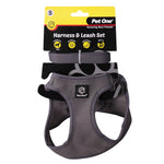 Harness & Leash Set Dog 38-41cm Gy