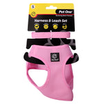 Harness & Leash Set Dog 38-41cm Pk