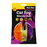 Cat Toy Wonder Ball 11x10.5cmH