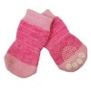 NON-SLIP PINK SOCKS MEDIUM 3 X 7.5CM