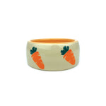 BOWL CERAMIC PIPSQUEAK FEEDER CARROT 11.5CM