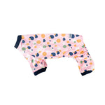 HUSKIMO DOG PYJAMAS SPOTS PINK 46CM