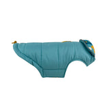 HUSKIMO DOG COAT REVERSIBLE PACIFIC BLUE 40CM