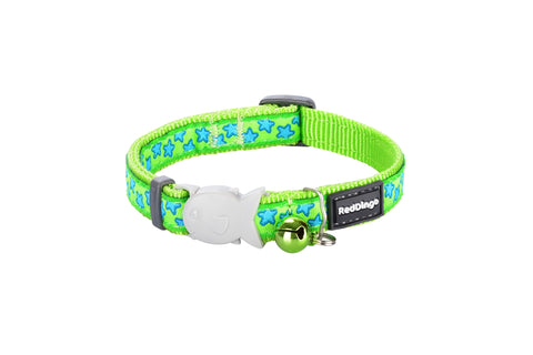 12MM STAR LIME GREEN CAT COLLAR