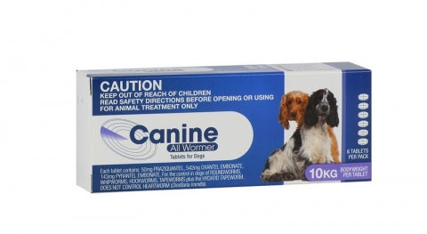 10KG 6TABS CANINE ALL WORMER VALUEPLUS