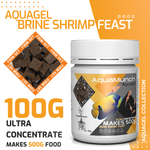 100G AQUAGEL BRINE SHRIMP FEAST AQUAMUNCH