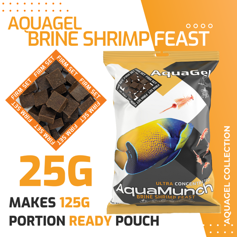 25G AQUAGEL BRINE SHRIMP AQUAMUNCH